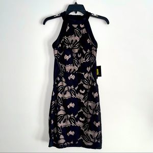 NWT I.N. Black Lace High Neck Short Dress - Junior’s Size 3